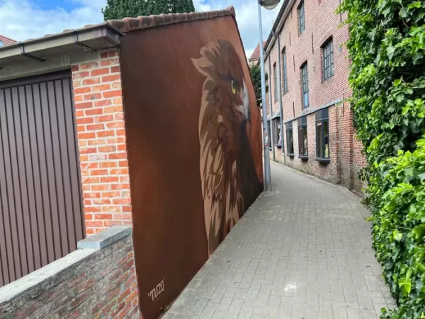 Derde muurschildering is een feit: “Het kunstwerk is als een arendsnest waar verschillende soorten vogels worden grootgebracht”
