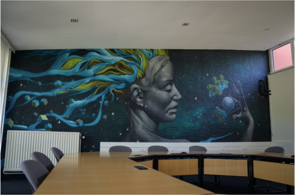 Versterk employee management met een doordachte mural voor jouw bedrijf - binnen