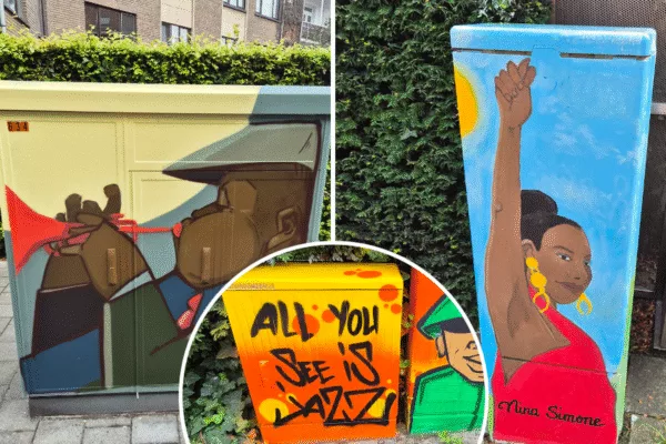 Twintig ‘jazzy’ nutskasten in de Wilrijkse wijk Hoogte: “Het ritme van de straat ontmoet de melodie van de jazz”